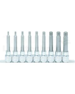 1/2" CHROME-Bit-Stecknuss RIBE Satz, 5-