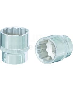 1/2" CHROMEplus 12kant-Stecknuss, 24mm