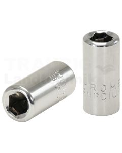 1/4" CHROMEplus® Bit-Adapter-Stecknuss