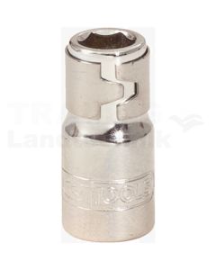 1/4" CHROME+Bit-Adapter Stecknuss