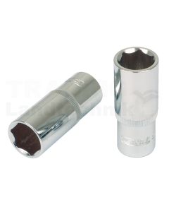 1/4" CHROME+SK-Stecknuss, lg, 9mm