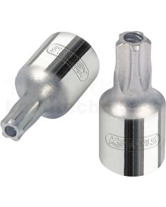 1/4" CHROME+Bit Stecknuss 5-Stern