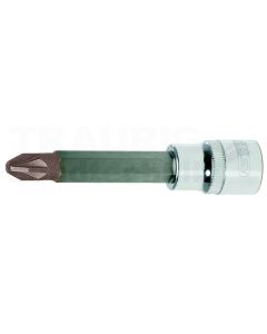 1/ 2" CHROME+ Bit Stecknuss, lang, PZ1
