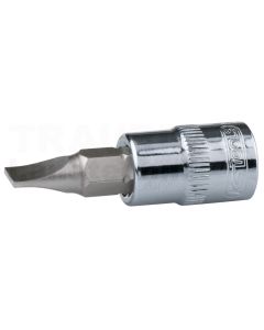 1/2" CHROME+Bit Stecknuss Schlitz, 14mm
