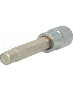 1/2" CHROMEplus Bit-Stecknuss Innensechskant, lang