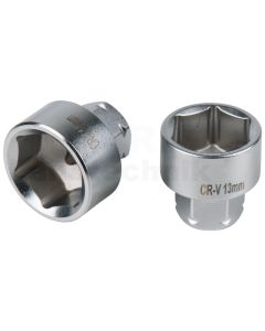 11 mm Durchgangs-Stecknuss, 6 mm