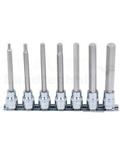 3/8' CHROME+Bit Stecknusssatz InnenSK lg