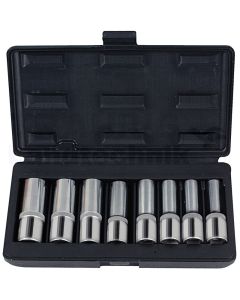 1/2" CHROME+T x -E Stecknuss Satz, lg