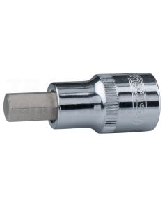 1/2" CHROMEplus Bit-Stecknuss Innensechskant, kurz
