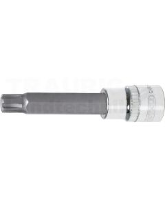 1/2" CHROMEplus Bit-Stecknuss RIBE,lang, M10, 240