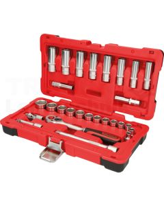 3/8" Steckschlüssel-Satz, 27-tlg.