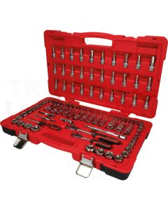 1/4"+3/8" CHROMEplus Steckschlüssel-Satz, 100-tlg.