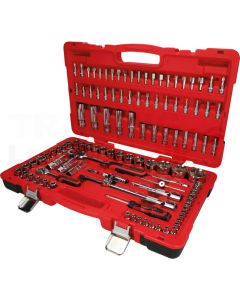 1/4"+1/2" CHROMEplus Steckschlüssel-Satz, 110-tlg.