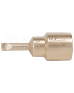 BRONZE Bit-Stecknuss 1/2" Schlitz 6 mm