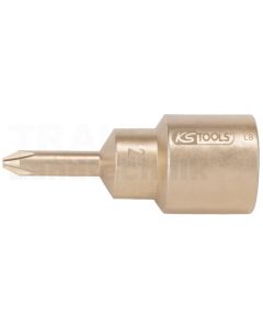BRONZE Bit-Stecknuss 1/2" PH2
