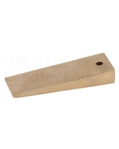 BRONZE Keil mit Loch 100x30x15 mm
