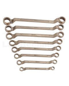 BRONZE Doppelringschlüssel-Satz gekröpft
