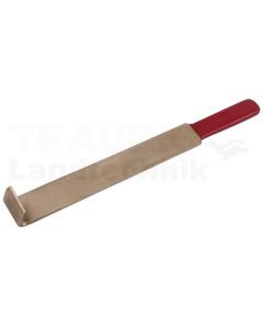 BRONZE Winkelschaber mit Griff 380 mm