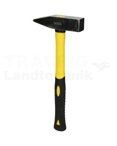 EDELSTAHL Schlosserhammer mit Fiberglasstiel, 500g