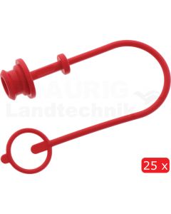 VPE25 Staubkappe KM DN12 rot