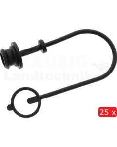 VPE25 Staubkappe KM DN12 schwarz