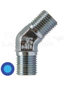 WA 3/4 M-BSP x 3/4 M-NPT 45°