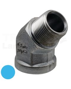 WA 1 M-NPT x 1.F-NPT 45°