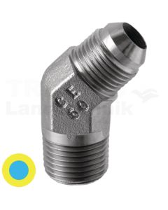 WA 1.7/8 M-JIC x 1.1/2 M-NPT 45°