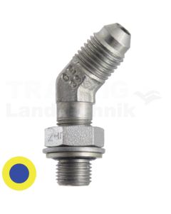 WAE 1.7/8 M-JIC x 1.1/4 M-BSP-WD 45°