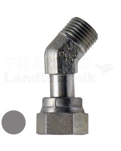 WA 9/16 FS-ORFS x 9/16 M-ORFS 45°