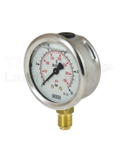 Manometer 25 bar Ø63mm - 1/4"