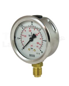 Manometer 160 bar Ø63 mm - 1/4"