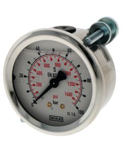 Manometer 600 bar Ø100mm-1/2"