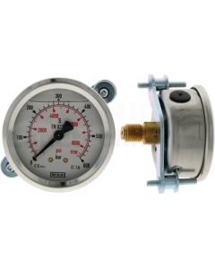 Manometer 600 bar Ø63mm - 1/4"