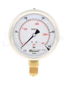 Manometer 250 bar Ø100mm-1/2"