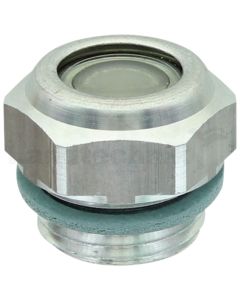 Schauglas Aluminium M18 x 1,5
