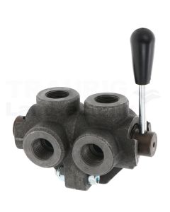 6-Wegehahn T-bohrung  3/4" BSP