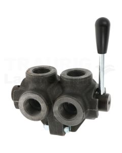 6-Wegehahn T-bohrung  1" BSP