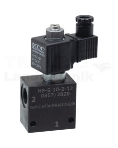 2/2- Wegeventil ZWV-E-NO-2-08-S-12V