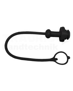 TM12 Staubkappe Muffe PVC DN12 Schwarz
