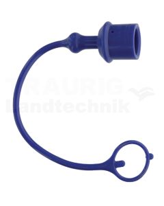 FFH Staubkappe Stecker PVC DN10 Blau