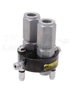 P208G Stecker IG 2x 1/2" BSP Zn-Ni