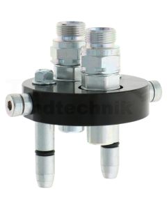 P206 Stecker AG 2x M22x1,5 (15L) DN10