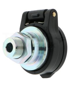 Halter für Stecker DN12 Schwarz