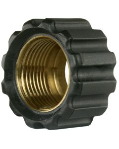 Überwurfmutter 22x1,5 16,4 mm Schwarz