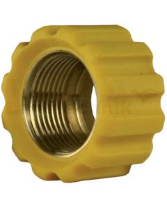 Überwurfmutter 22x1,5 16,4 mm Gelb