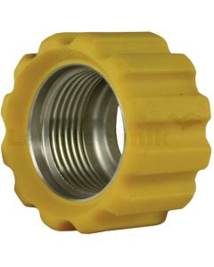 Überwurfmutter 22x1,5 16,4 mm Gelb VA
