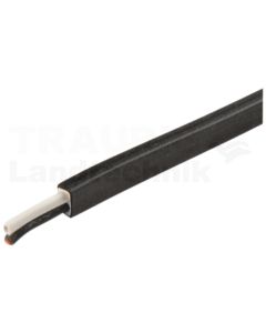 PUR-Flachkabel/P&R 200m/ braun-weiss