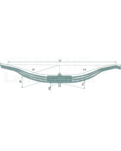 Parabelfeder LK 1310/60 PT-13K
