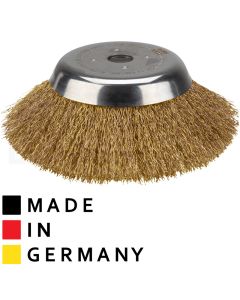 Kegelbürste vermessingt gewellt